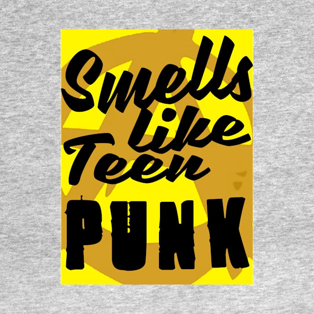 smells like teen punk tshirt NIRVANA parody yellow by danygammerx